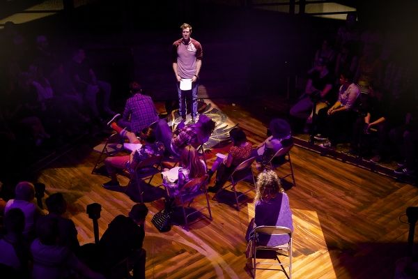 Jon Robert Hall and Ensemble with Emily Lopez  Photo